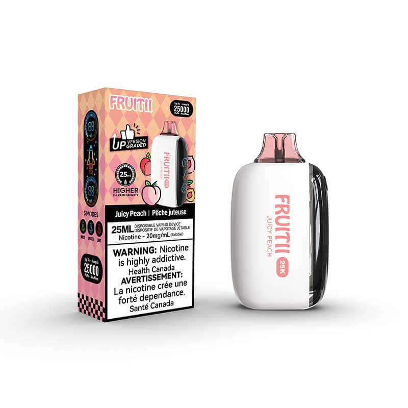 juicy peach vape liquid Elf Bar Vape Juice - Peach Ice Nic Salts main image 1