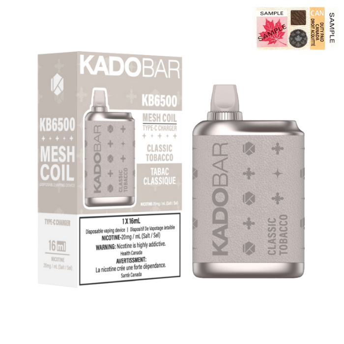 Achetez KADO BAR - 'CLASSIC TOBACCO - Vape en ligne bas prix Clutch Vape Achetez KADO BAR - 'CLASSIC TOBACCO - Vape en ligne bas prix Clutch Vape