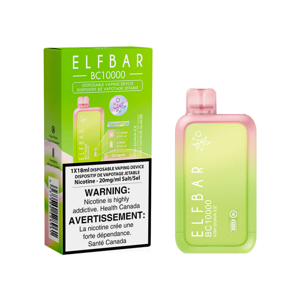 ELF BAR BC 10000-KIWI GUAVA ICE Clutch Vape ELF BAR BC 10000-KIWI GUAVA ICE Clutch Vape