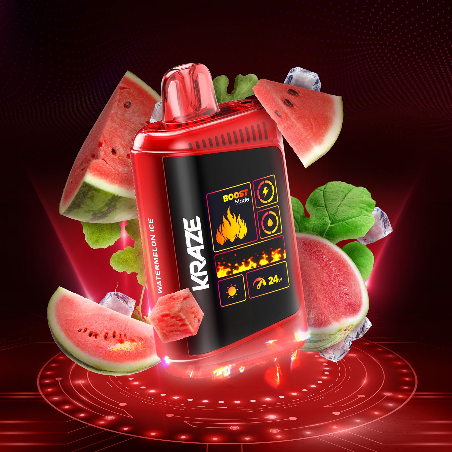 KRAZE HD MEGA - WATERMELON ICE - Clutch Vape