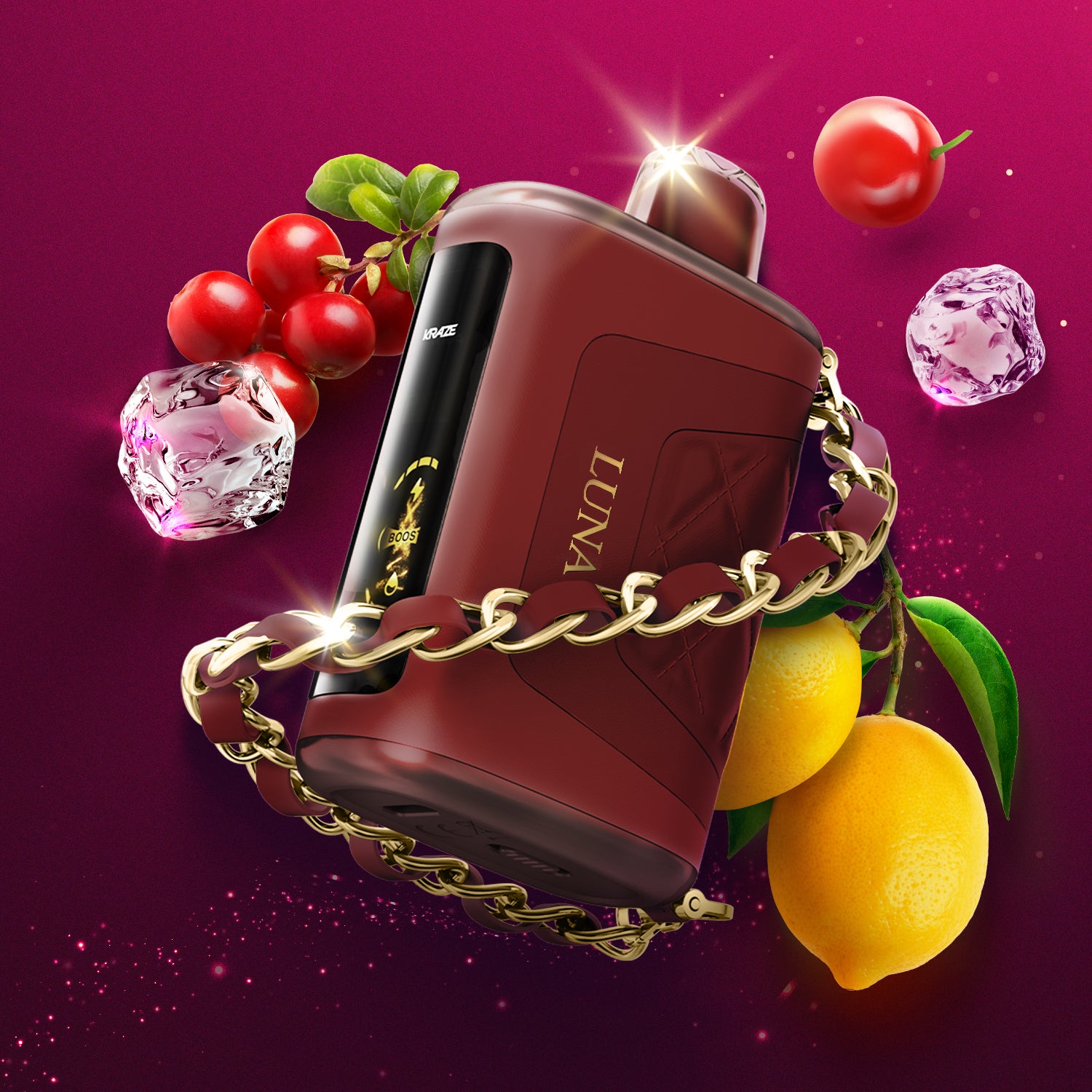KRAZE LUNA 42k - CRANBERRY MOJITO FROST – Clutch Vape
