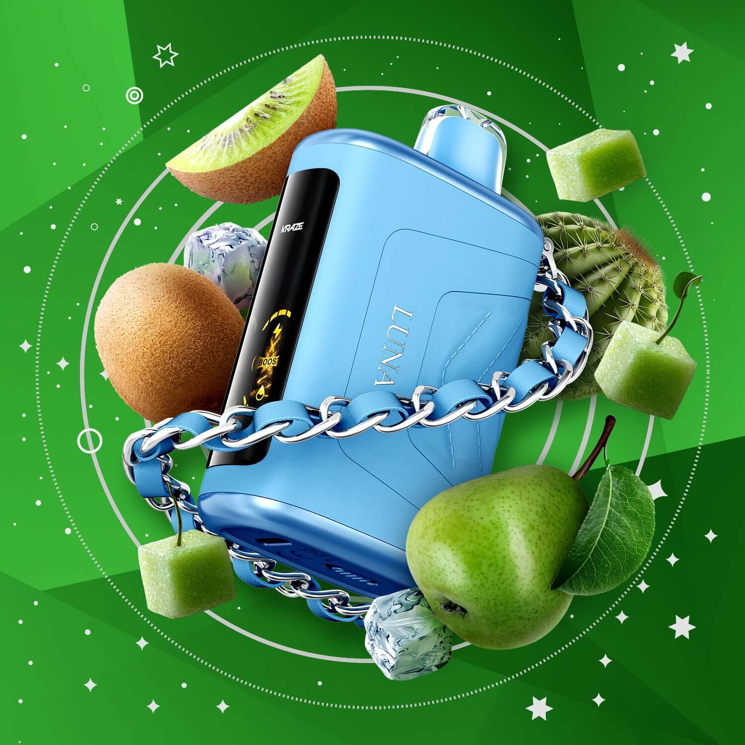 Buy Cheap KRAZE LUNA 42k - Kiwi Pear Cactus G Ice - Vape Online Clutch Vape Buy Cheap KRAZE LUNA 42k - Kiwi Pear Cactus G Ice - Vape Online Clutch Vape