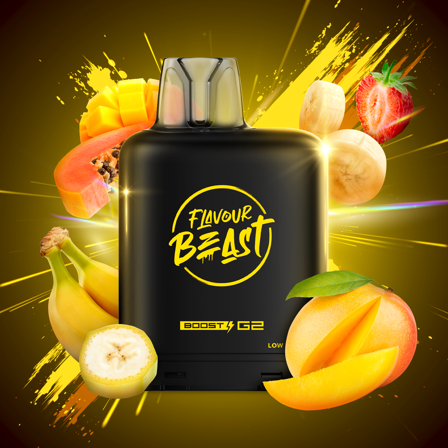 LEVEL X FLAVOUR BEAST 15/25K - BLASTIÑ BANANA MANGO