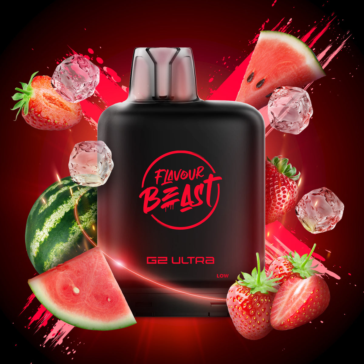 LEVEL X G2 ULTRA FLAVOUR BEAST 50k - SAVAGE STRAWBERRY WATERMELON