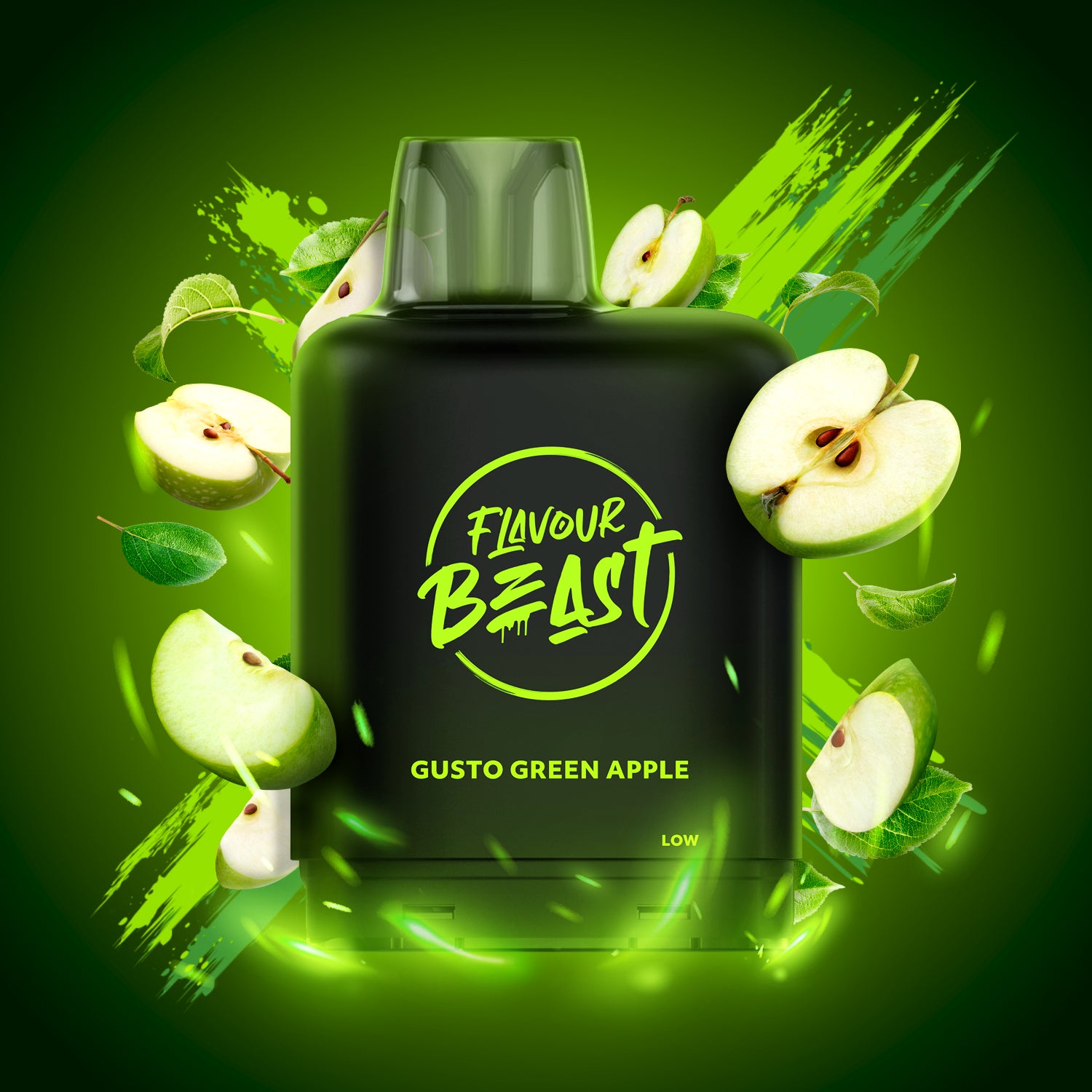 LEVEL X FLAVOUR BEAST 15/25K - GUSTO GREEN APPLE