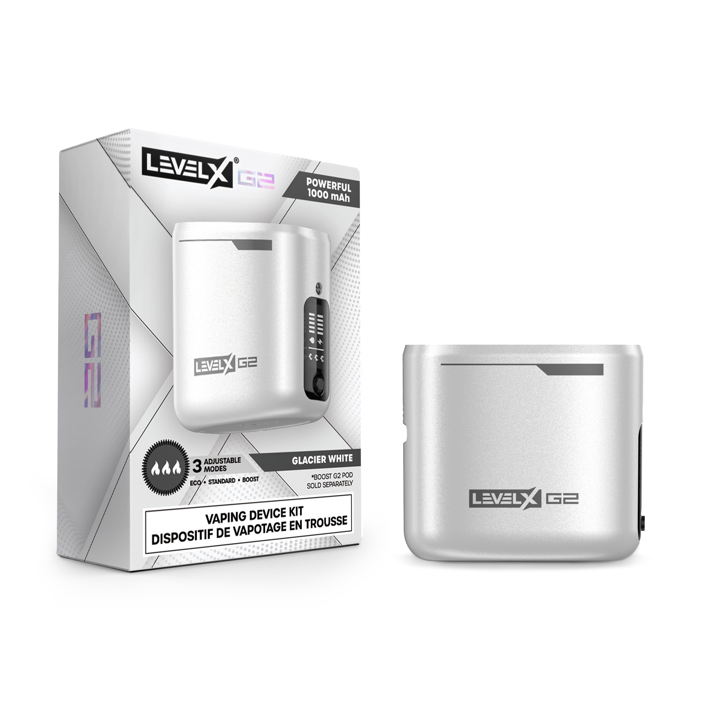 LEVEL X G2 1000 MAH - GLACIER WHITE