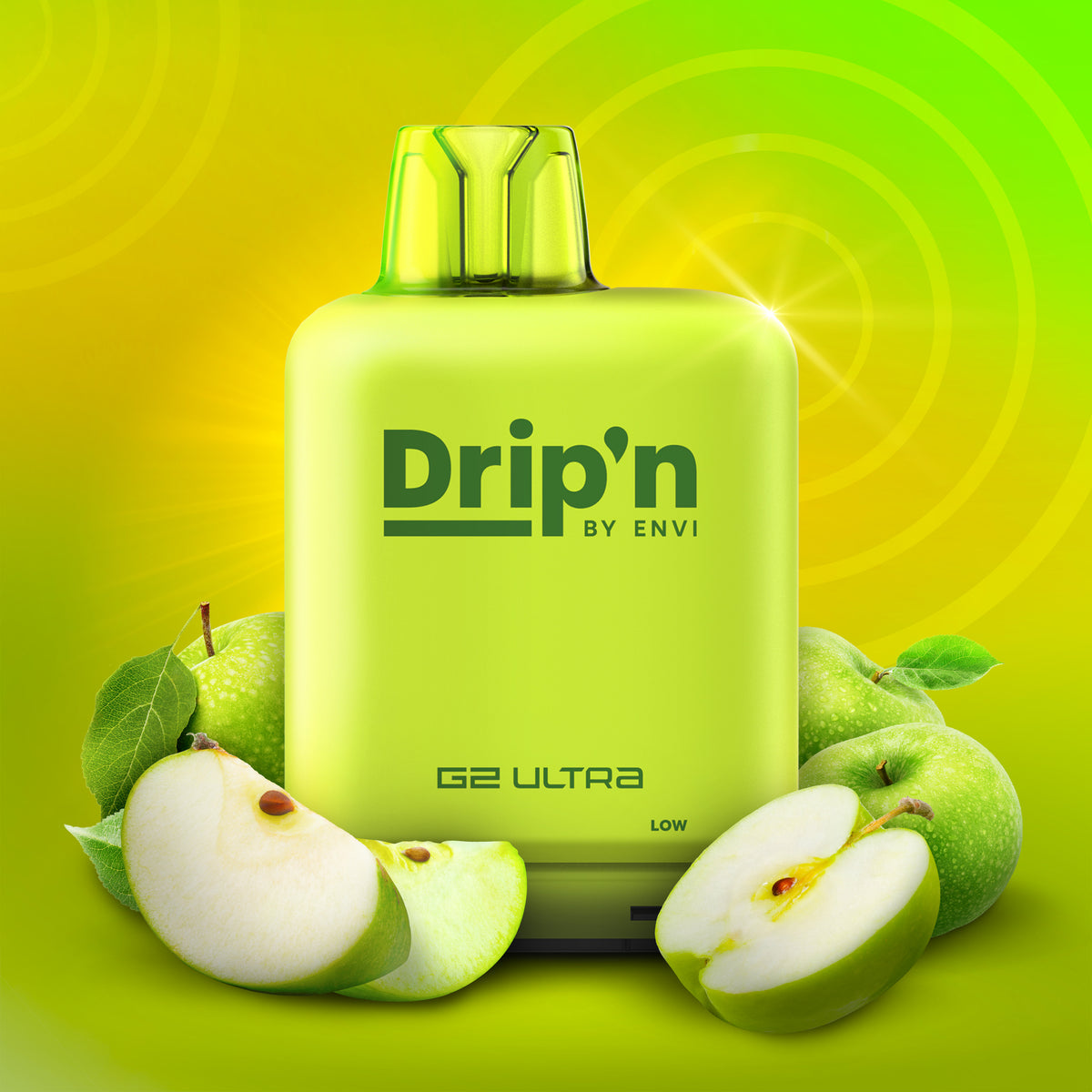 LEVEL X G2 ULTRA DRIP'N 50k - GREEN APPLE