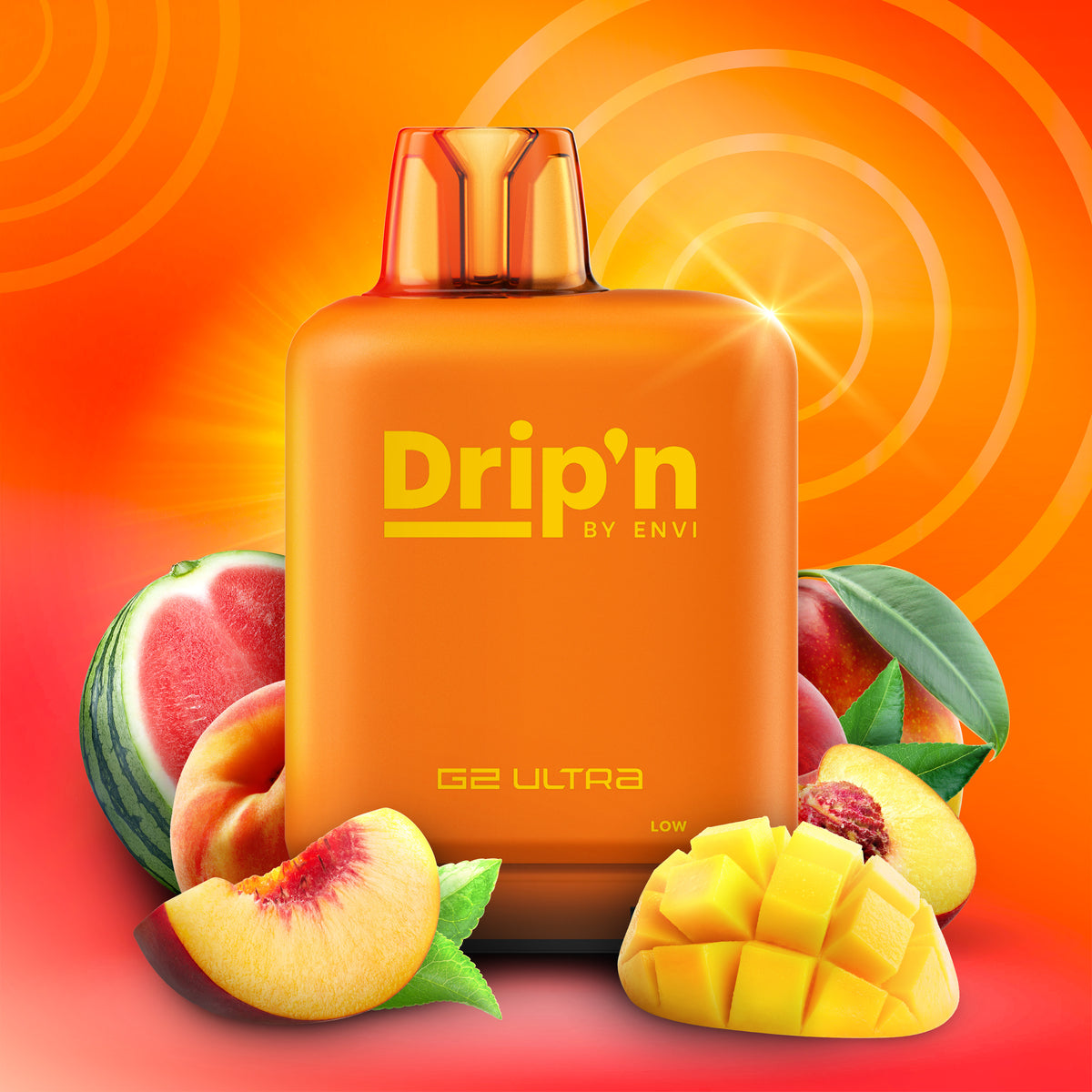 LEVEL X G2 ULTRA DRIP'N 50k - MANGO PEACH WATERMELON