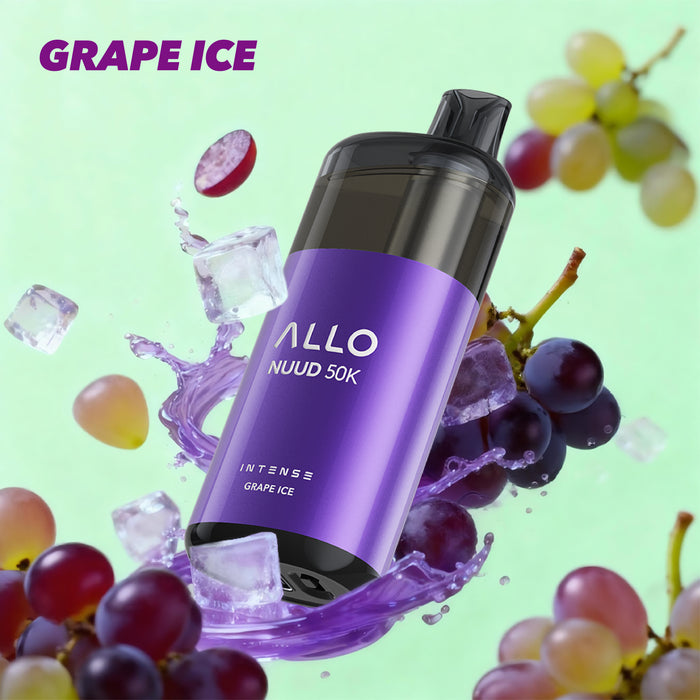 ALLO NUUD 50k - GRAPE ICE - Clutch Vape