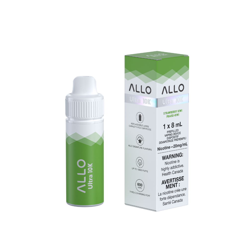 Allo Ultra 10K Puffs Hybrid - Starter kit - STRAWBERRY KIWI