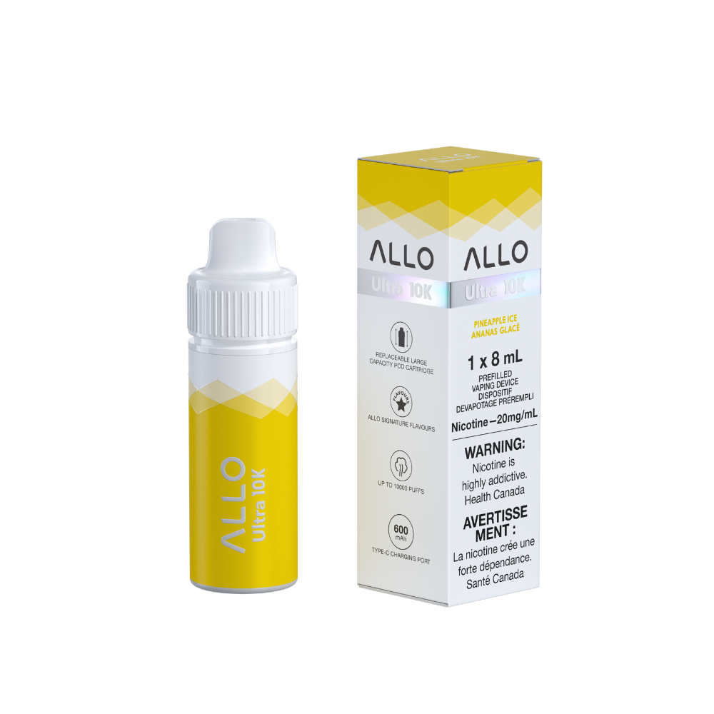 Allo Ultra 10K Puffs Hybrid - Starter kit - PINEAPPLE ICE