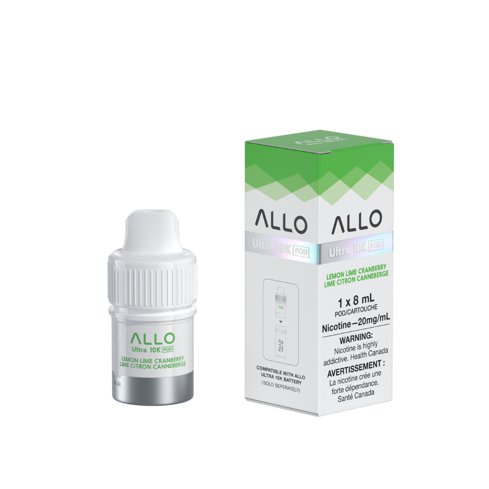 Allo Ultra 10K Puffs Hybrid - Pods - LEMON LIME CRANBERRY