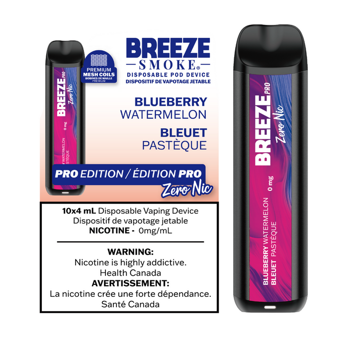 BREEZE ZERO NIC - BLUEBERRY WATERMELON