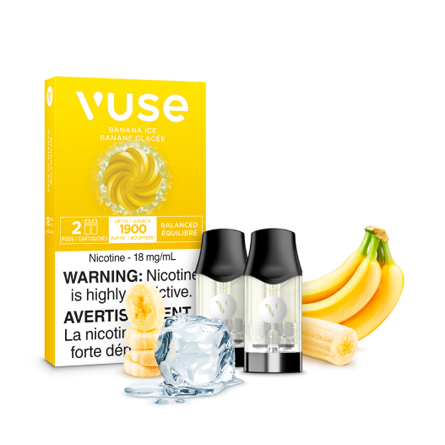 VUSE - GLACE À LA BANANE 18MG/ML