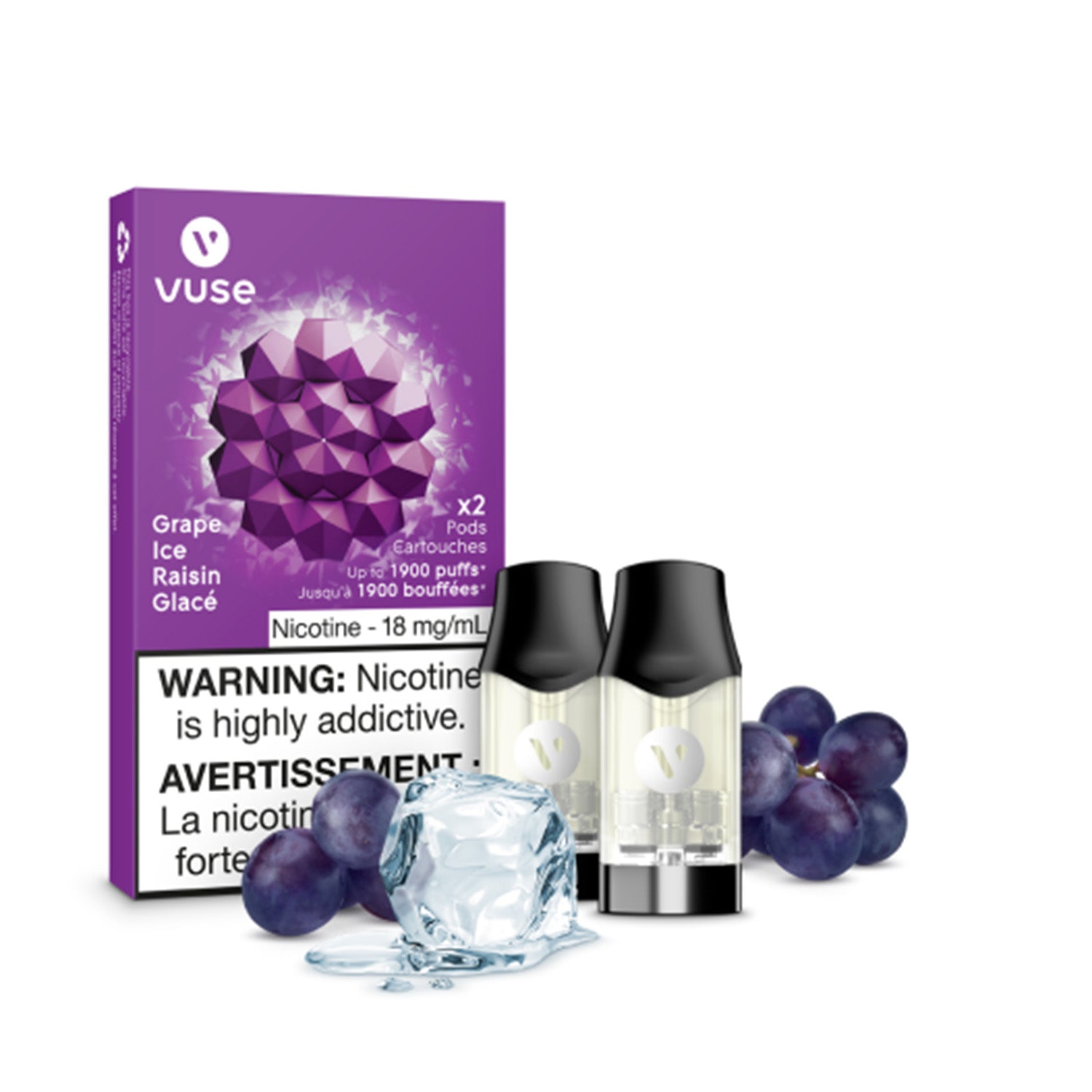 VUSE - GLACE AU RAISIN 18MG/ML