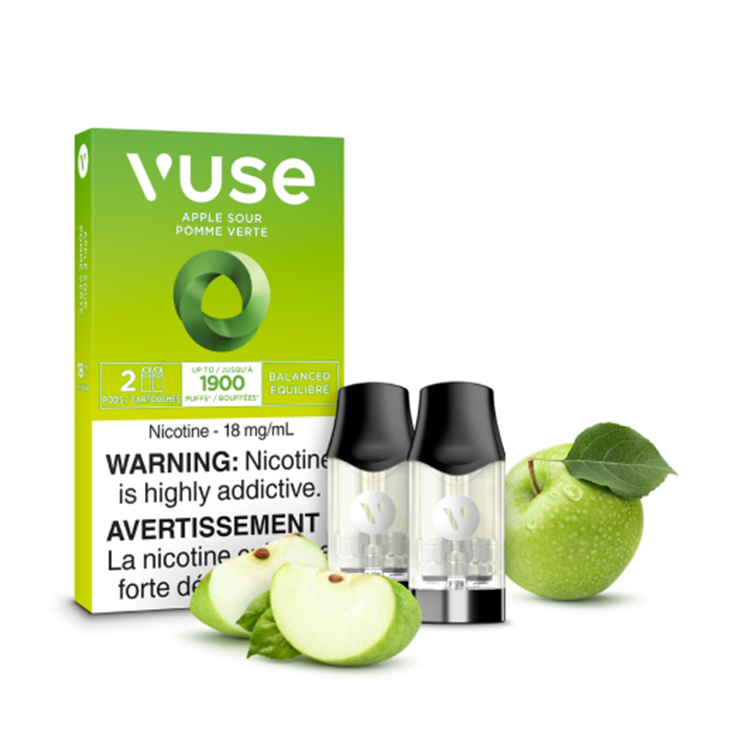 VUSE - POMME ACIDE 18MG/ML