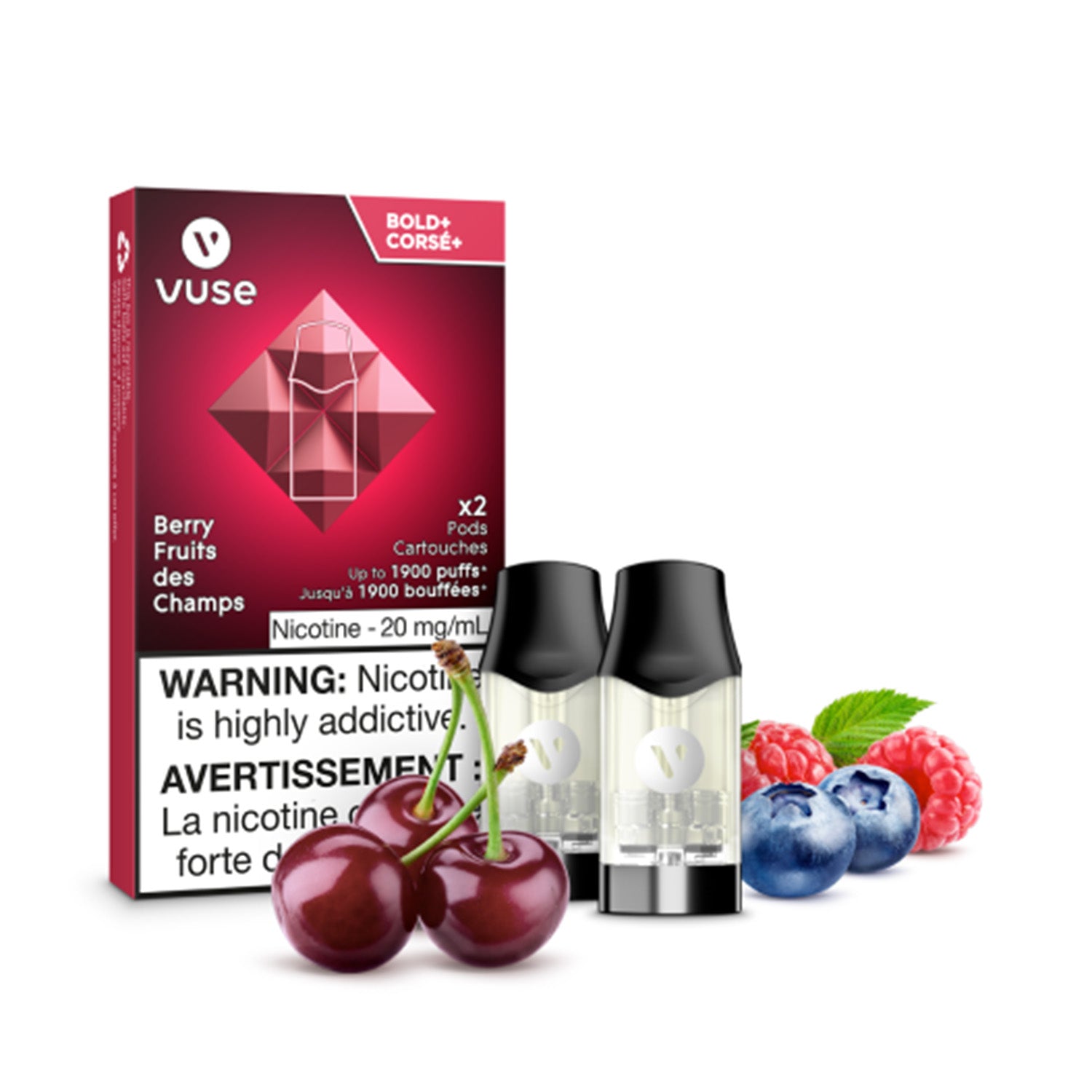 VUSE - FRUITS DE BAIES 20MG/ML BOLD