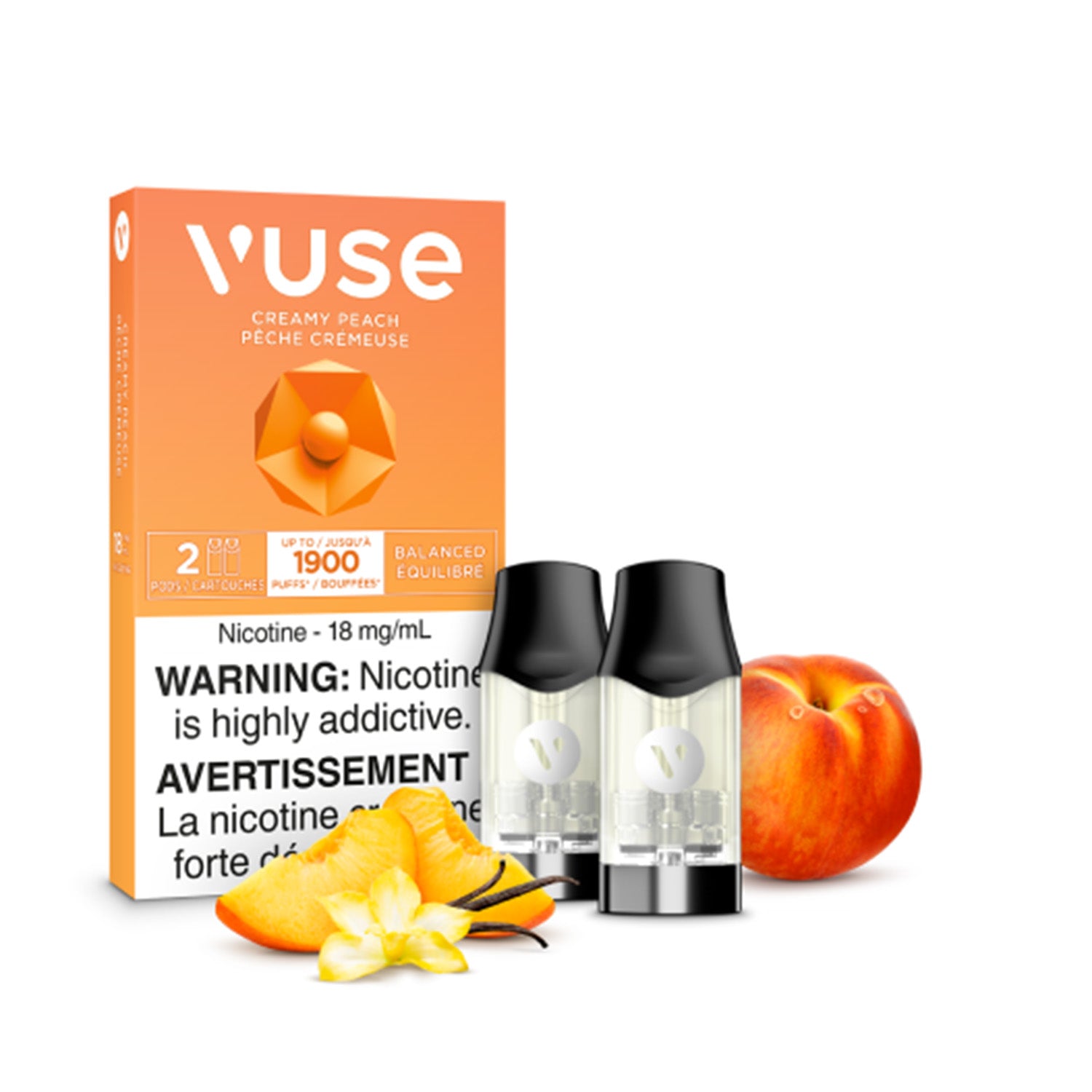 VUSE - PÊCHE CRÉMEUSE 18MG/ML