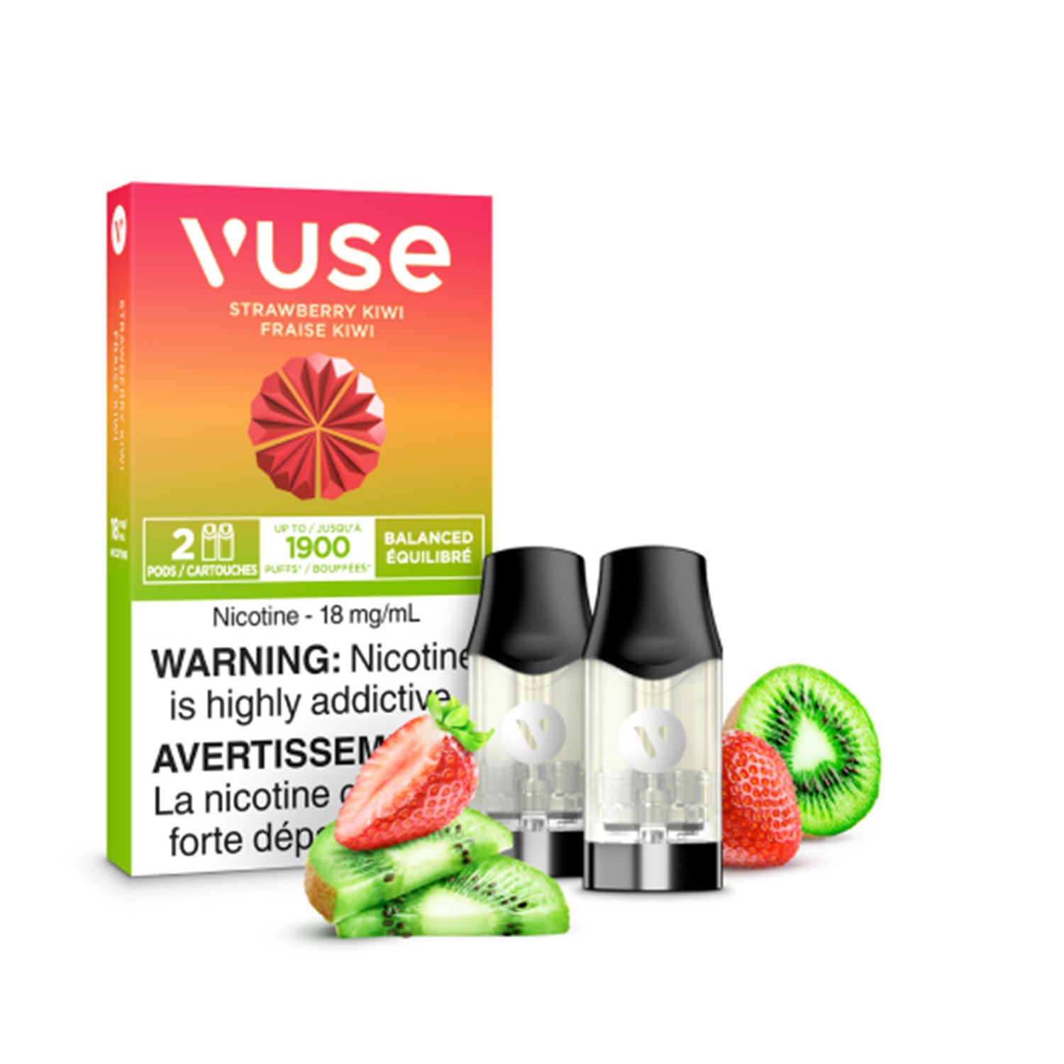 VUSE - FRAISE KIWI 18MG/ML