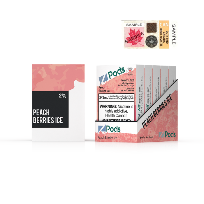 ZPODS - PEACH BERRIES ICE