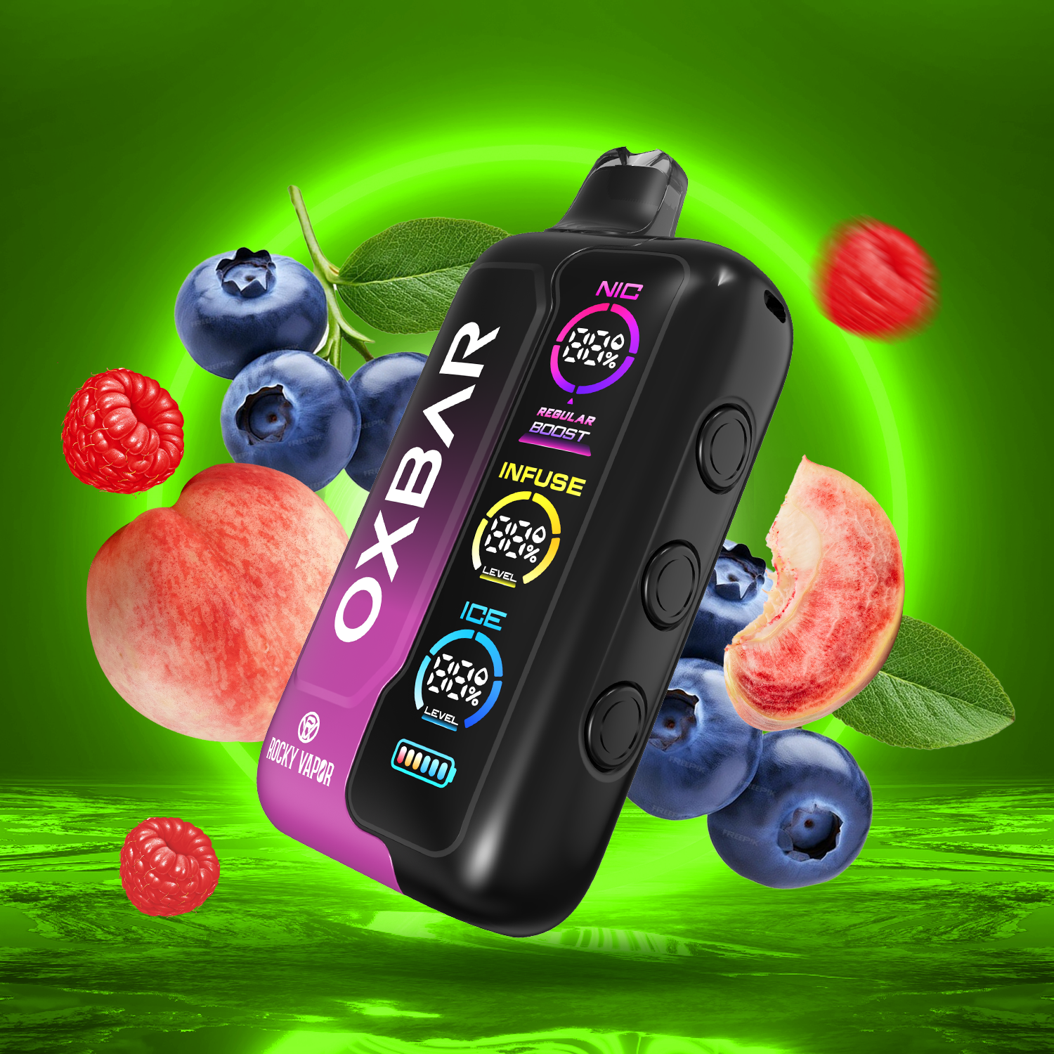 OXBAR TRI FUSION - PEACH BERRY