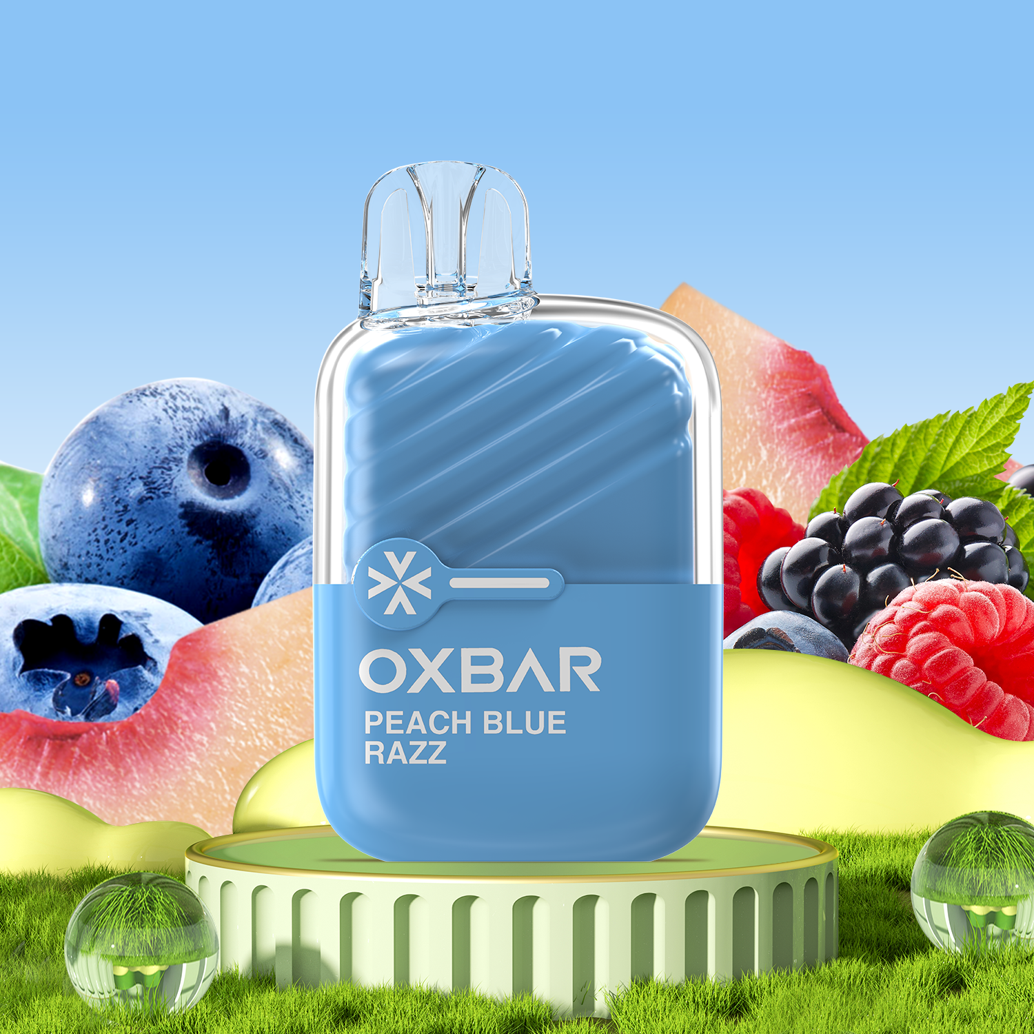 OXBAR MINI - PEACH BLUE RAZZ