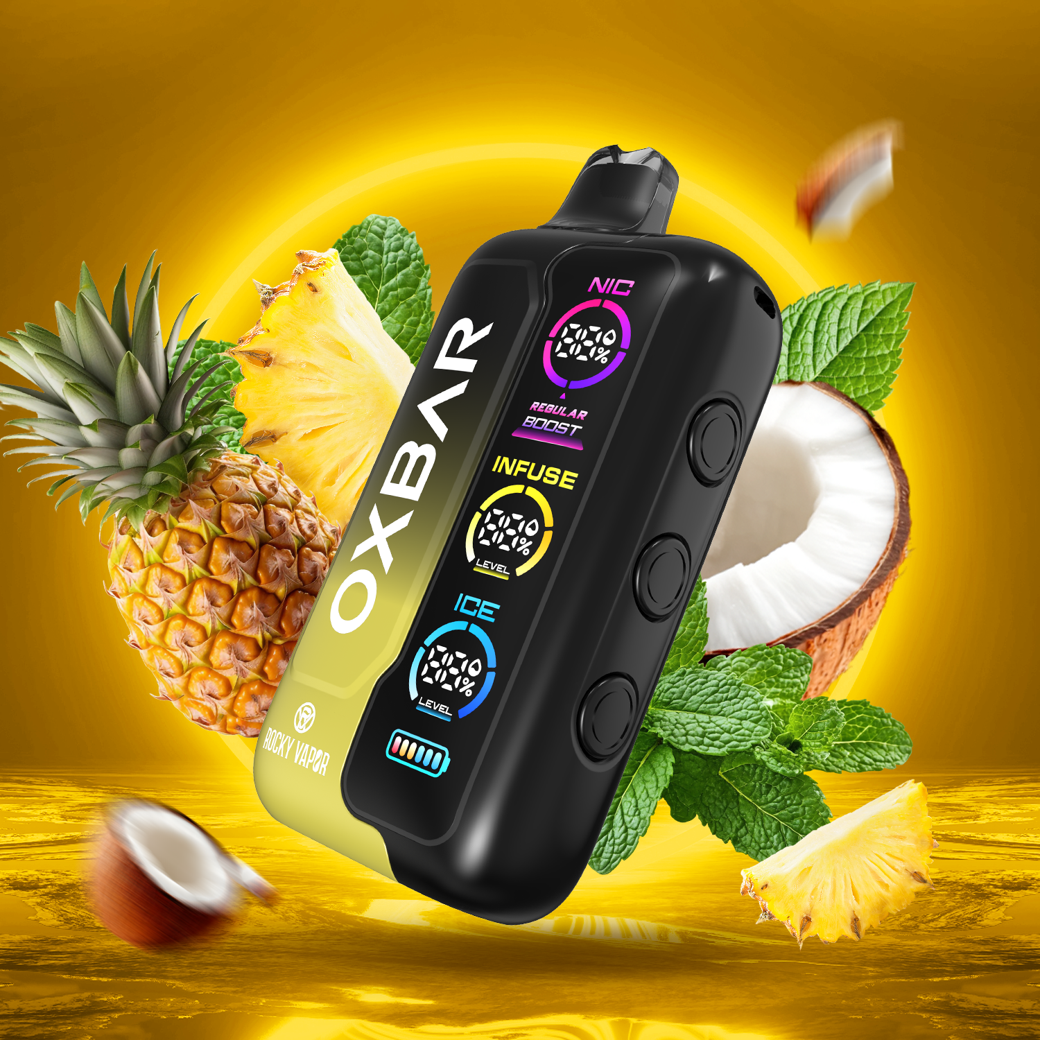 OXBAR TRI FUSION - PINEAPPLE COCONUT ICE