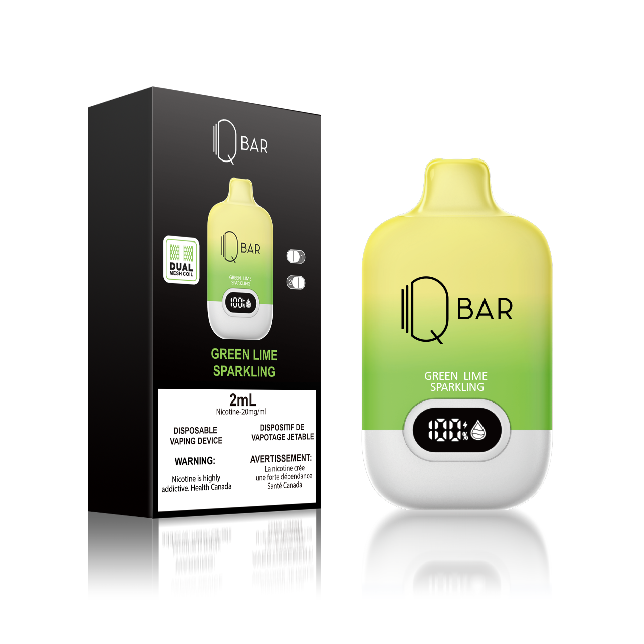 Q BAR 10k - RAISIN CITRON VERT PÉTILLANT