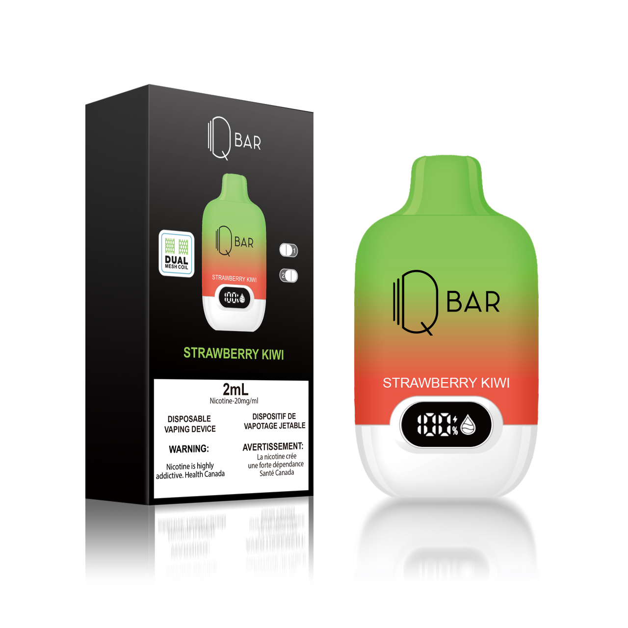 Q BAR 10k - FRAISE KIWI