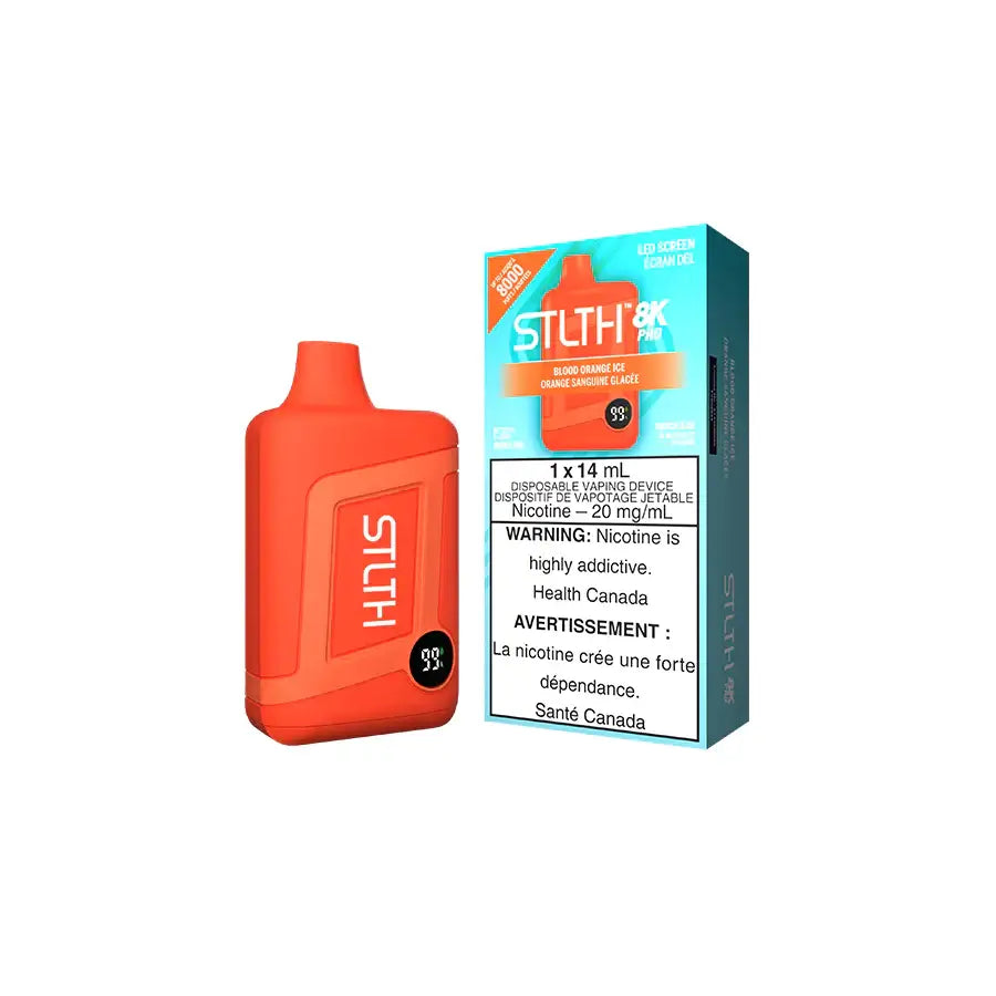 STLTH 8K PRO- BLOOD ORANGE ICE Clutch Vape STLTH 8K PRO- BLOOD ORANGE ICE Clutch Vape