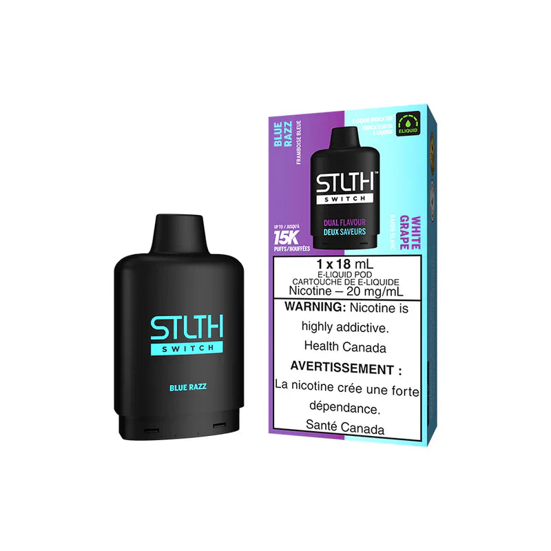 STLTH SWITCH 15K - RAZZ BLEU ET RAISIN BLANC