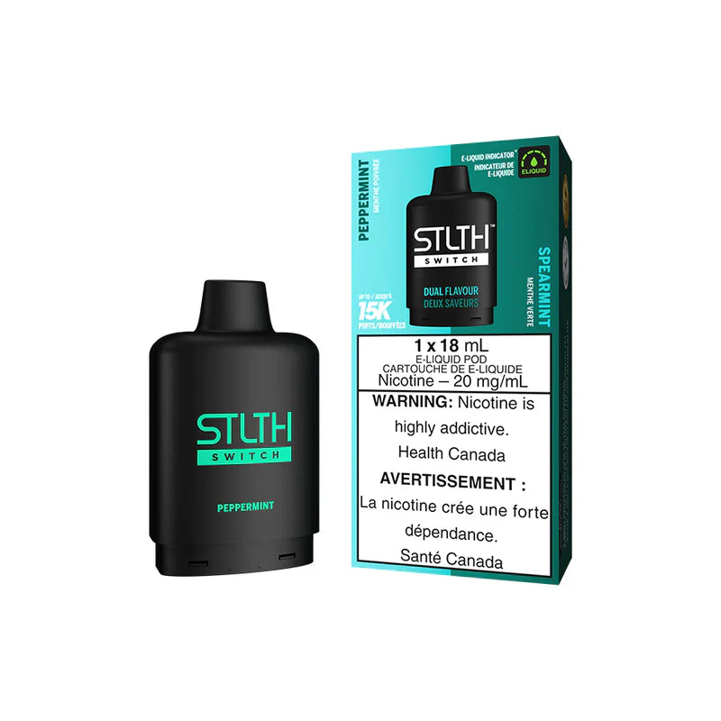 STLTH SWITCH 15K - MENTHE POIVRÉE ET MENTHE VERTE