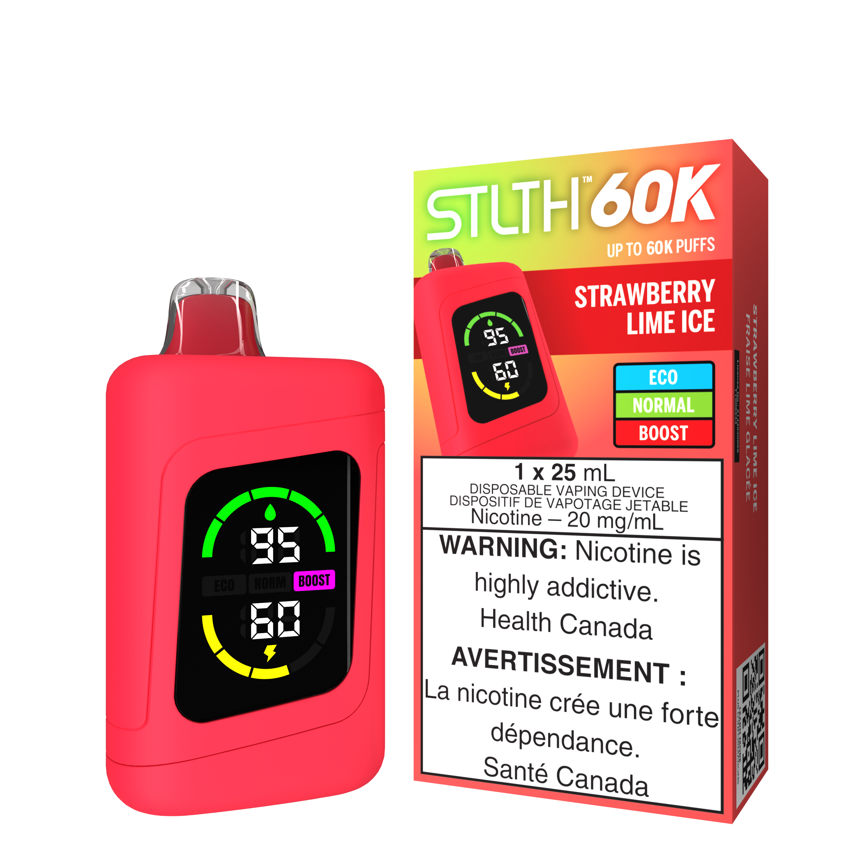 STLTH 60K - STRAWBERRY LIME ICE