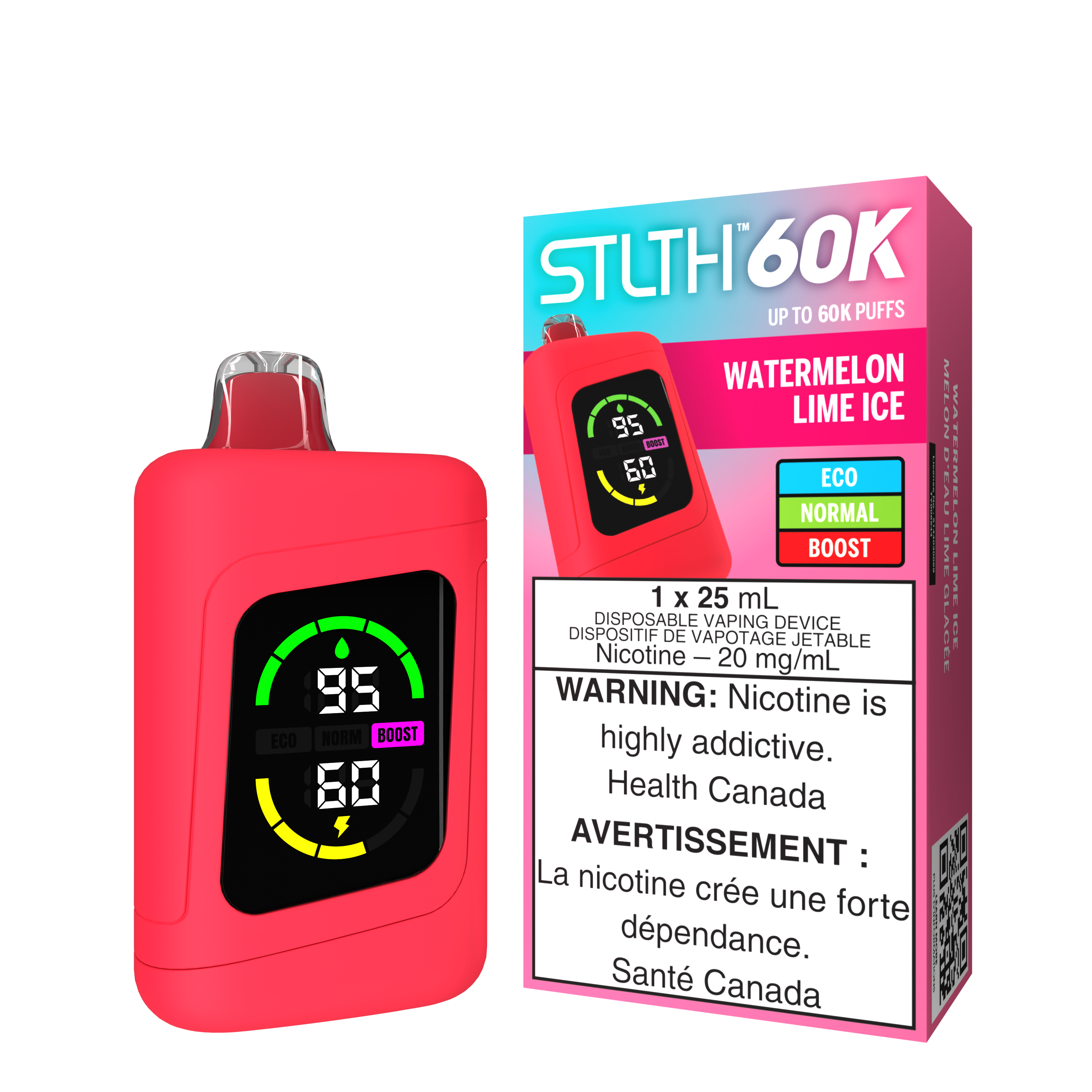 STLTH 60K - WATERMELON LIME ICE