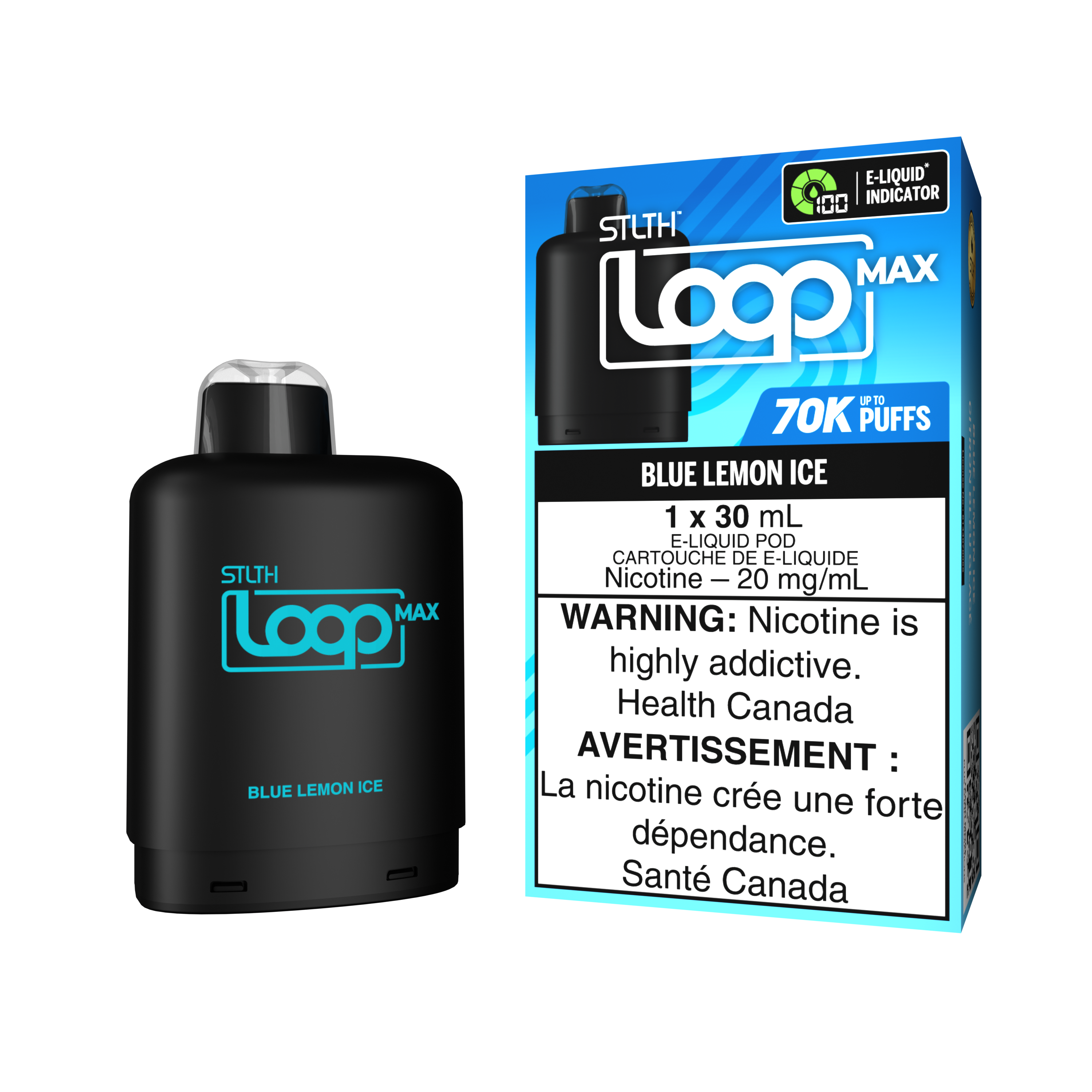 STLTH MAX LOOP - BLUE LEMON ICE