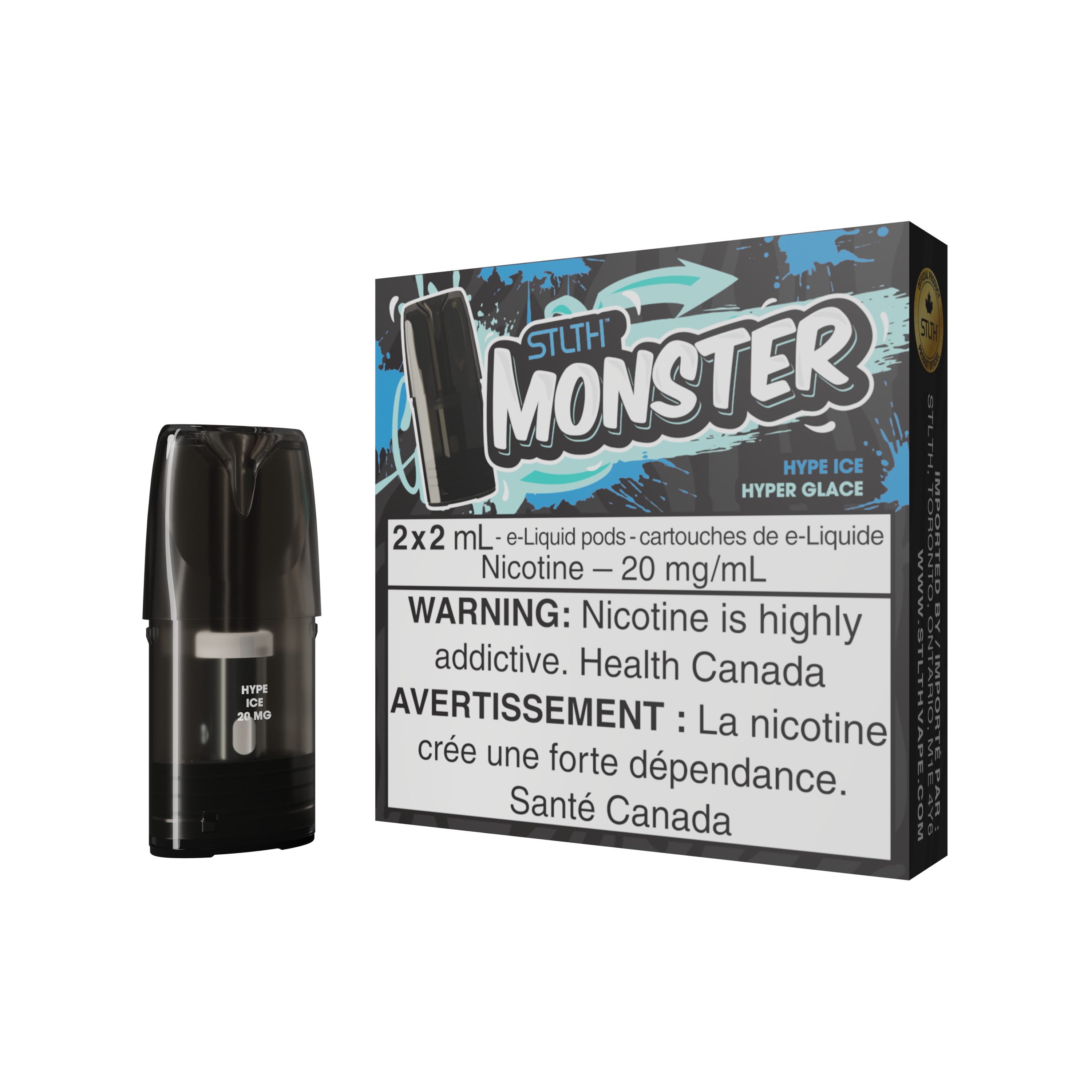 STLTH MONSTER PODS- HYPE ICE