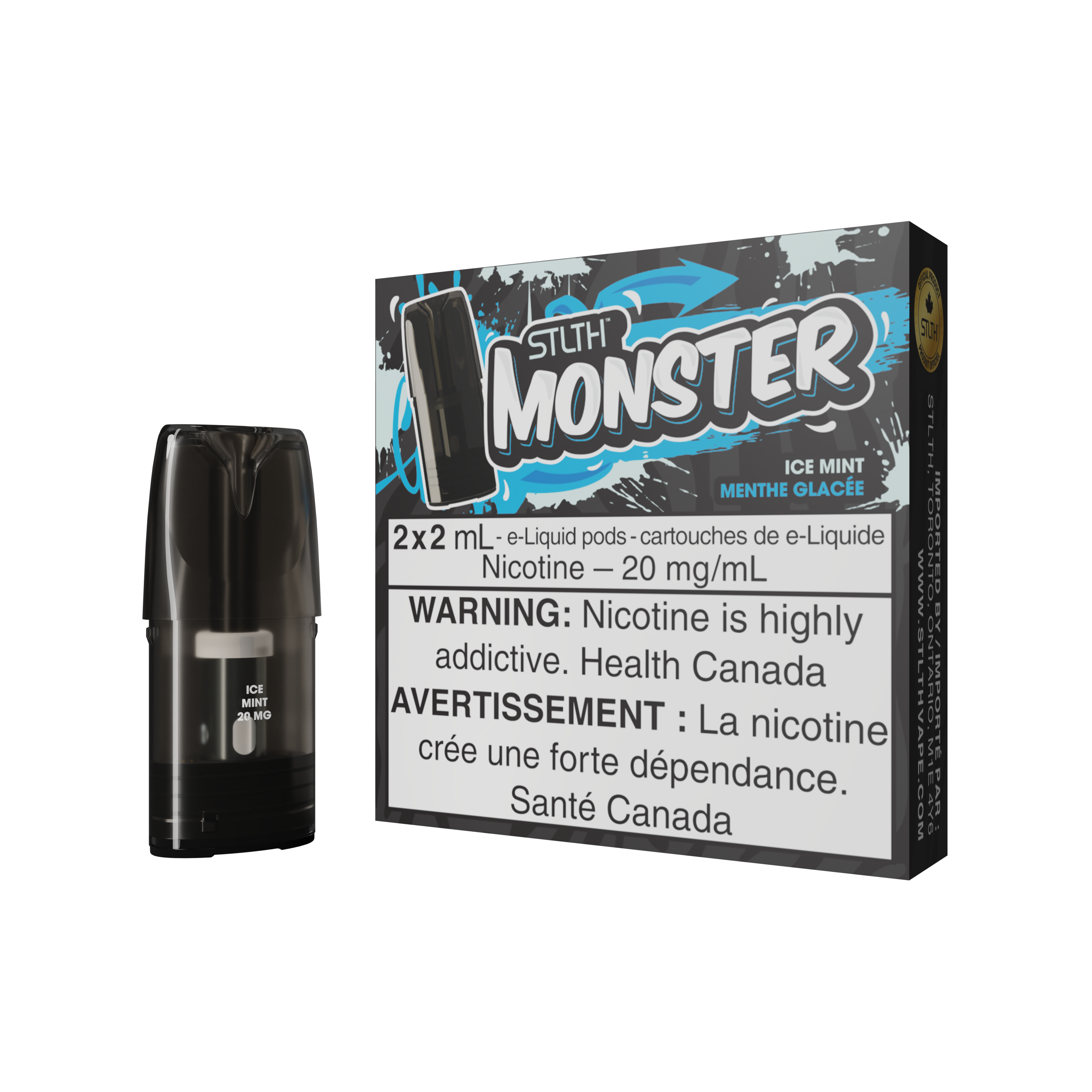 STLTH MONSTER PODS- ICE MINT