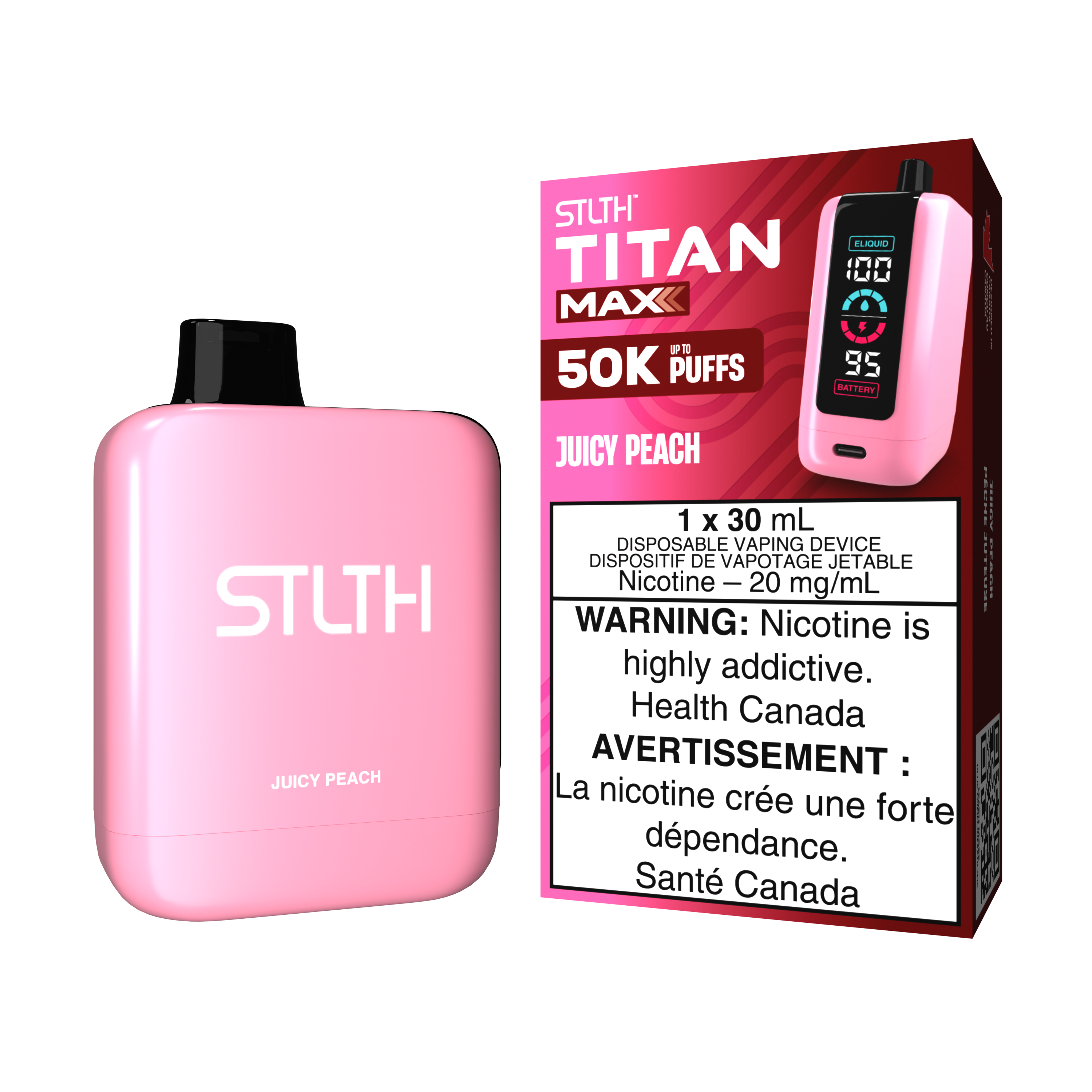 STLTH TITAN MAX 50K - JUICY PEACH