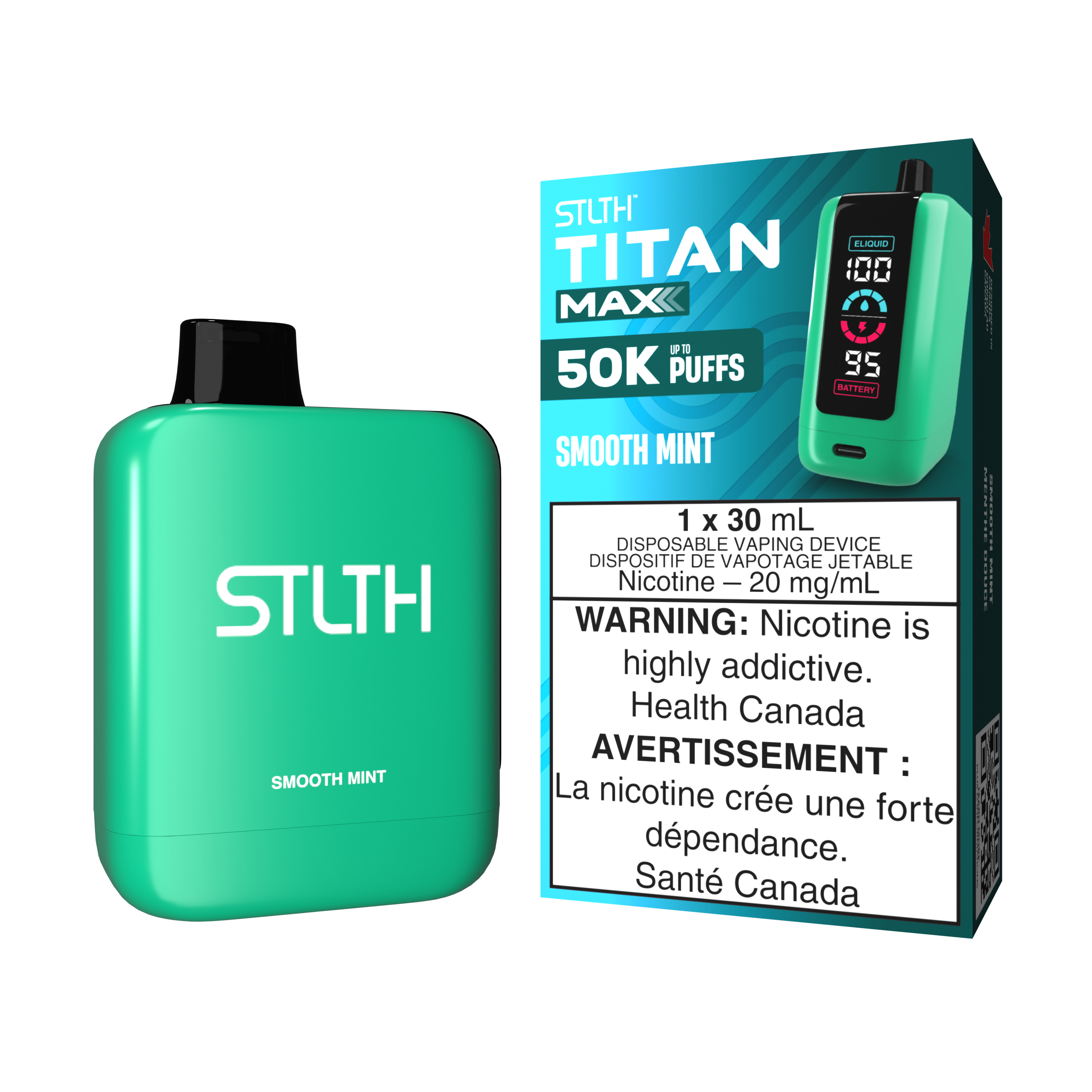 STLTH TITAN MAX 50K - SMOOTH MINT