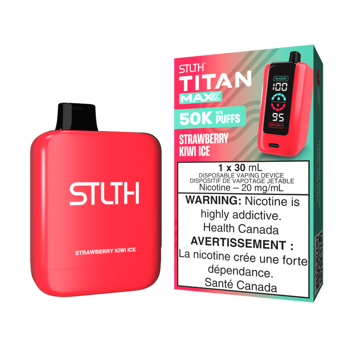 STLTH TITAN MAX 50K - STRAWBERRY KIWI ICE - Clutch Vape