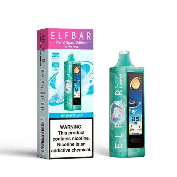 ELFBAR PLANET 25k 50 MG/ML - SEA BREEZE MINT