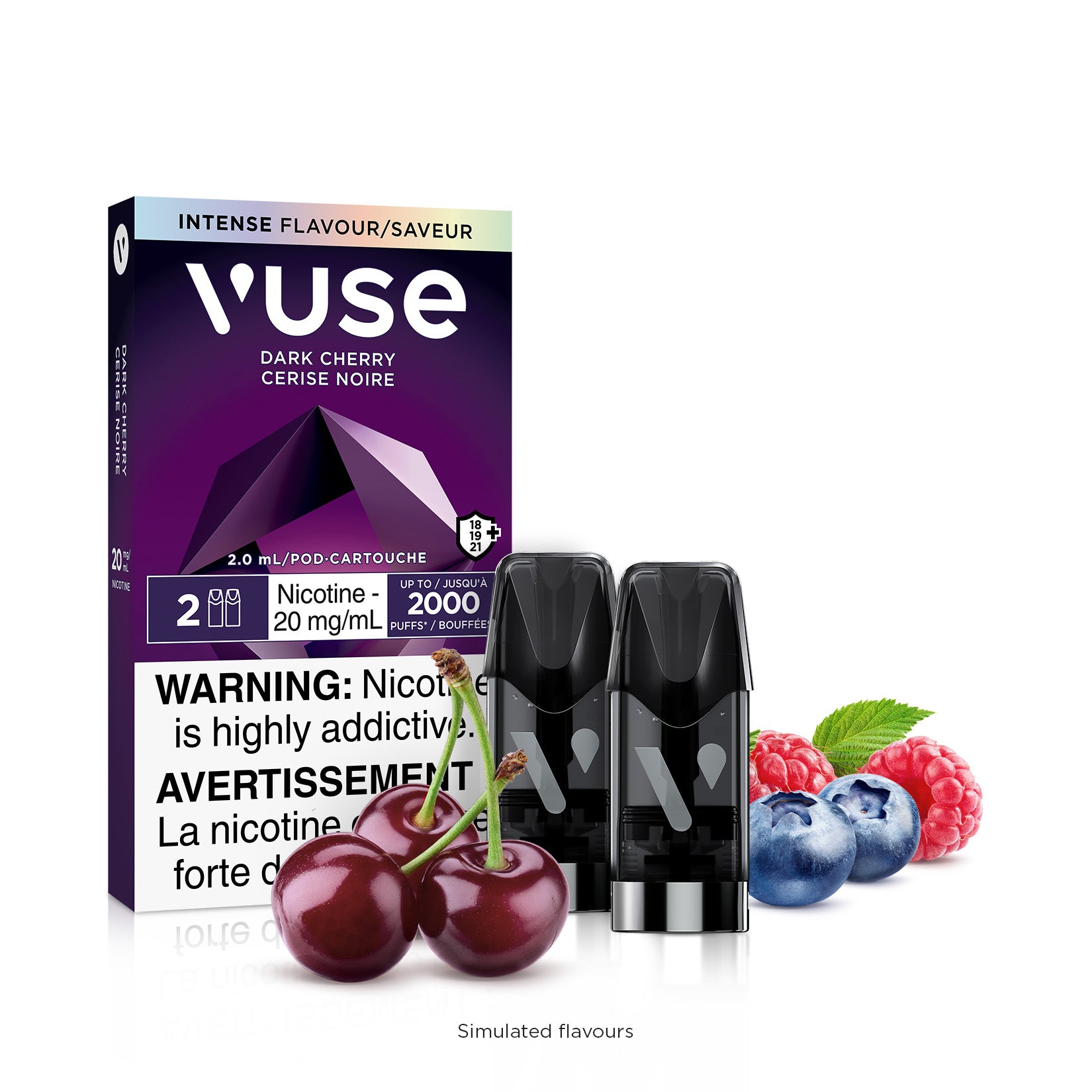 VUSE - CERISE NOIRE 20MG/ML