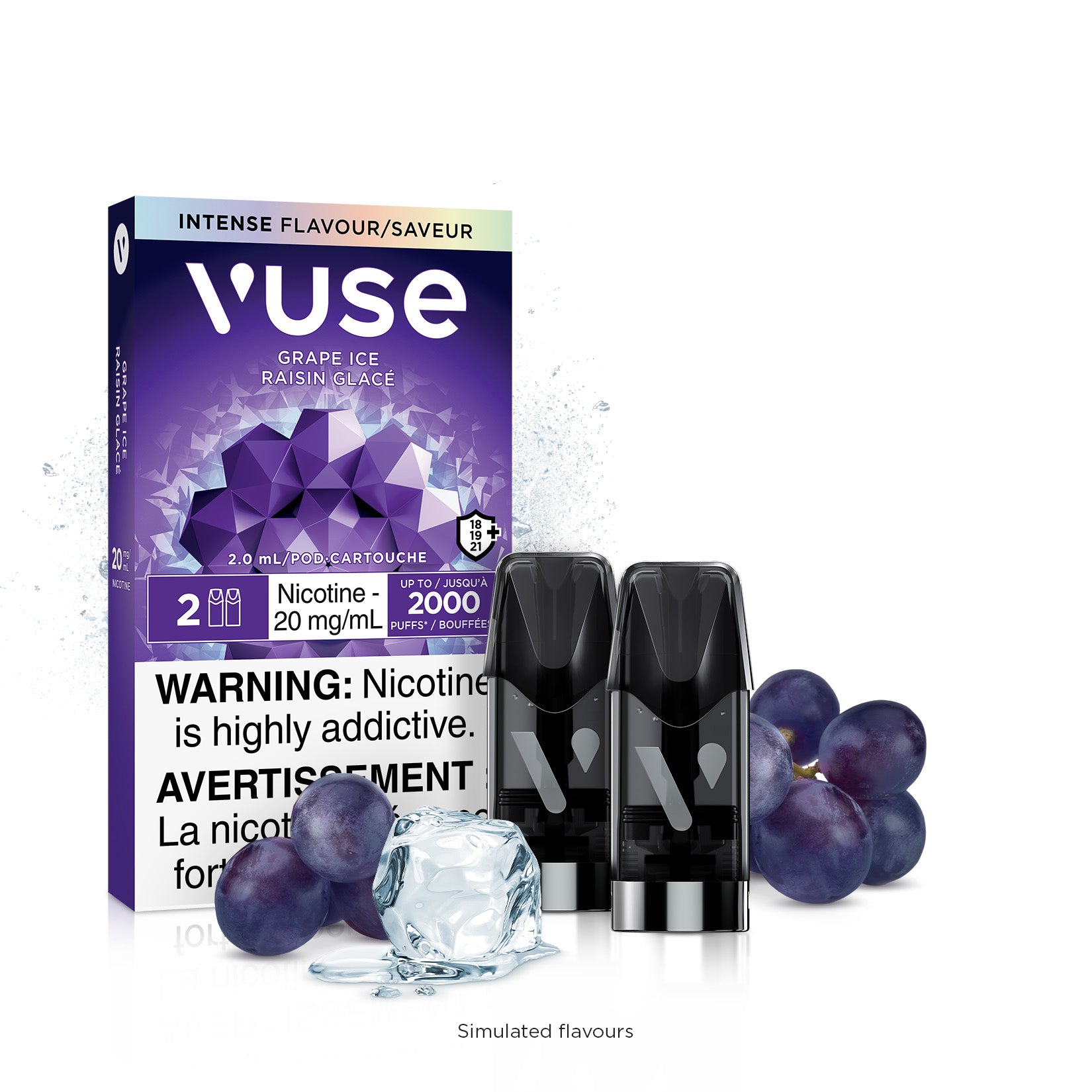 VUSE - GLACE AU RAISIN 20MG/ML