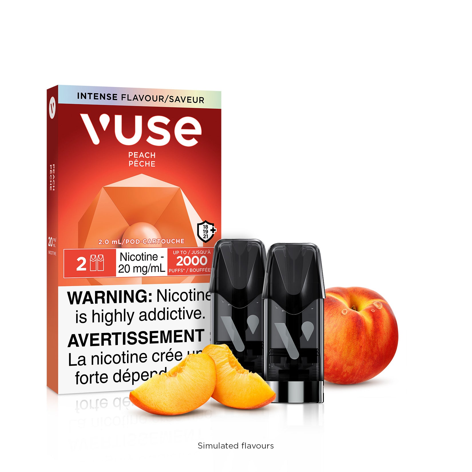 VUSE - PÊCHE 20MG/ML