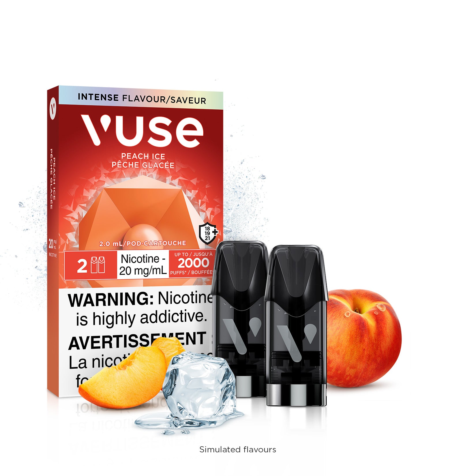 VUSE - GLACE À LA PÊCHE 20MG\ML