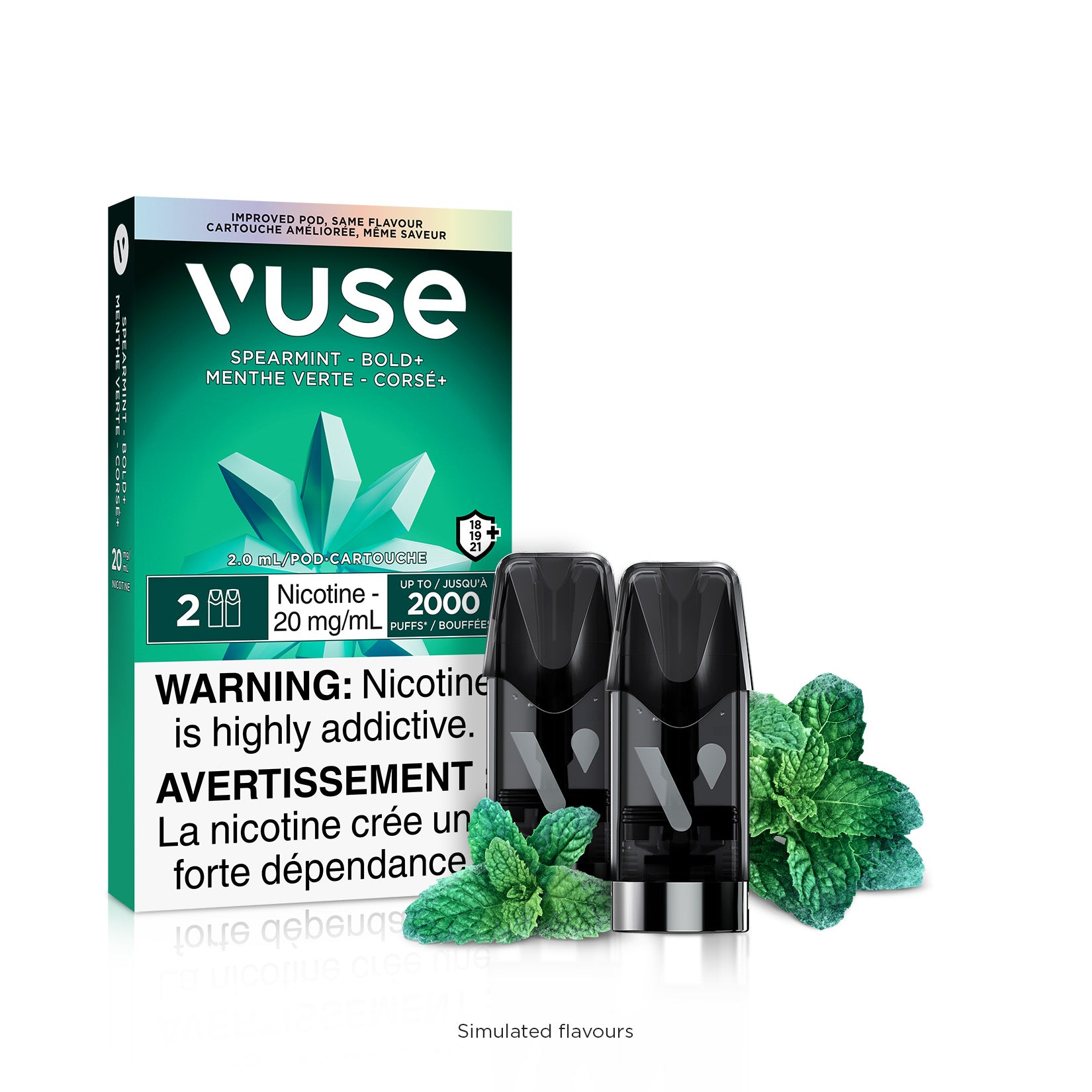 VUSE - SPEARMINT 20MG/ML BOLD