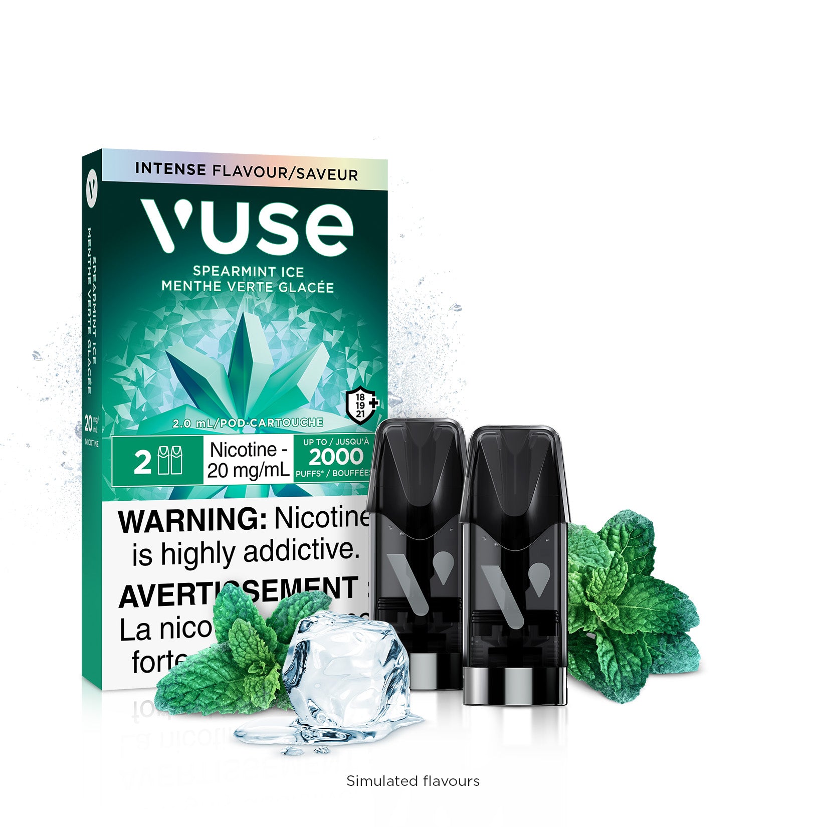 VUSE - GLACE À LA MENTHE VERTE 20MG/ML