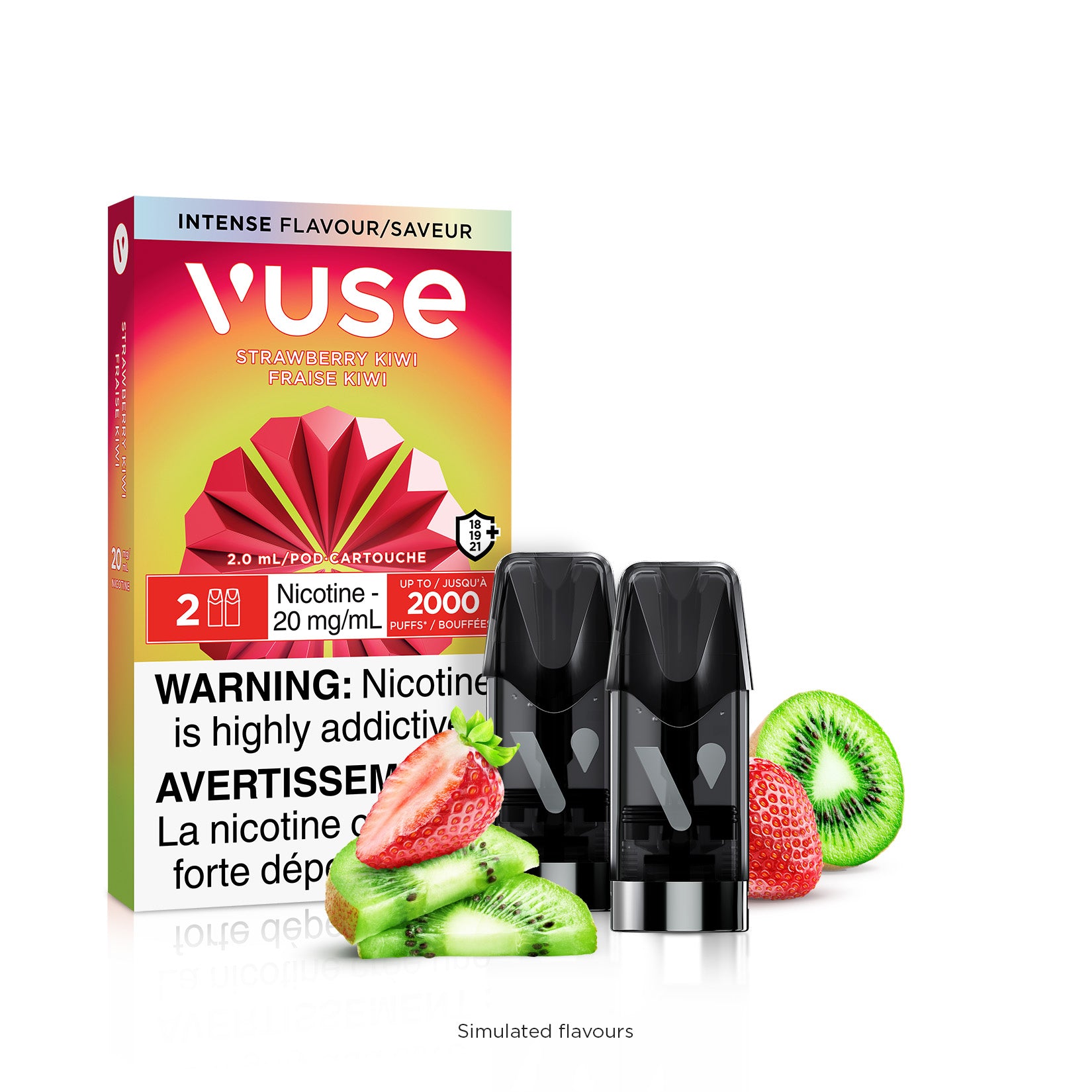 VUSE - FRAISE KIWI 20MG/ML