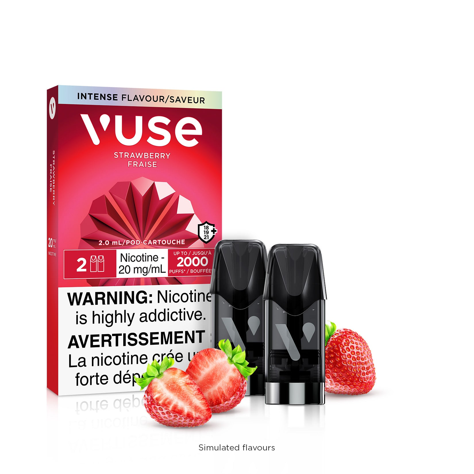 VUSE - FRAISE 20MG/ML