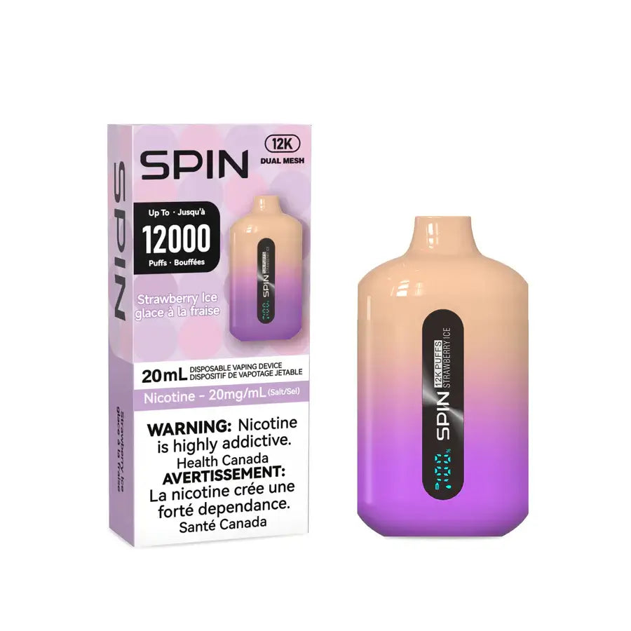 SPIN 12K - STRAWBERRY ICE Clutch Vape SPIN 12K - STRAWBERRY ICE Clutch Vape